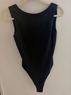 Commense Black low back Bodysuit